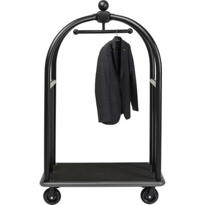 Вішак візок для багажу KARE DESIGN VIP Baggage Trolley Vegas Matt Black, 186 см, (чорний) 84534 у Києві купити kare-design меблі світло декор