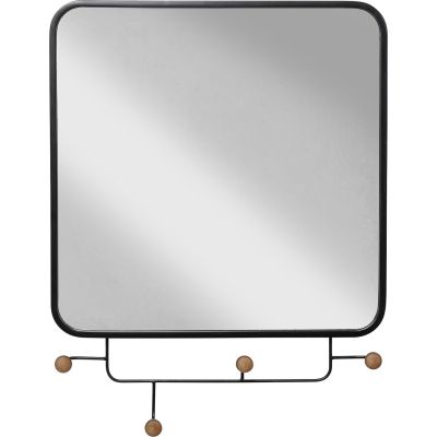 ﻿Настінна вішалка з дзеркалом Gina Mirror 50x65cm 86955 у Києві купити kare-design меблі світло декор