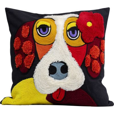 Подушка KARE DESIGN Make Up Dog, 45х45 см, (різнокольоровий) 53117 в Киеве купить kare-design мебель свет декор