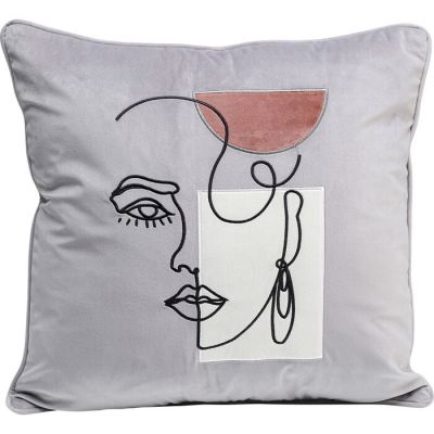 Подушка KARE DESIGN Mademoiselle, 45х45 см, (сірий) 52894 в Киеве купить kare-design мебель свет декор