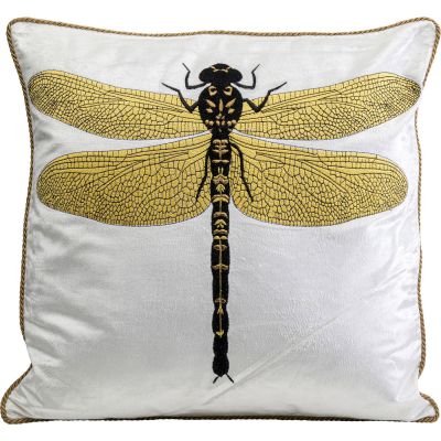Подушка Glitter Dragonfly White 40x40cm 55241 в Киеве купить kare-design мебель свет декор