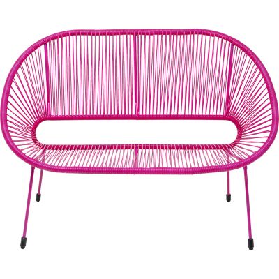 Лавка зі спинкою Acapulco Mono Pink 87965 у Києві купити kare-design меблі світло декор