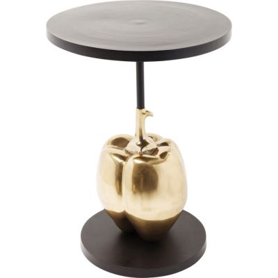 Стіл обідній круглий KARE DESIGN Pumpkin, d:55, (чорно-золотий) 84367 у Києві купити kare-design меблі світло декор