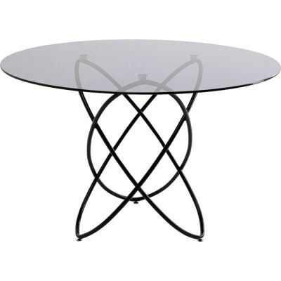 Стіл обідній круглий KARE DESIGN Molekular Black, d:120, (чорний) 85673 в Киеве купить kare-design мебель свет декор
