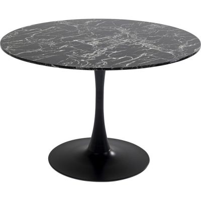 Стіл обідній круглий KARE DESIGN Veneto Marble Black, d:110, (чорний) 86018 в Киеве купить kare-design мебель свет декор