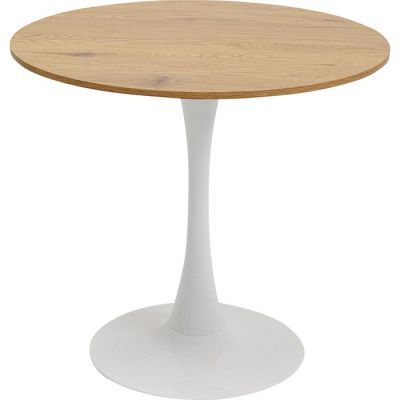 Стіл круглий KARE DESIGN Schickeria Oak White, d:80, (біло-коричневий) 86792 в Киеве купить kare-design мебель свет декор