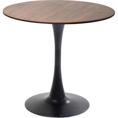 Стіл круглий KARE DESIGN Schickeria Walnut Black, d:80, (чорно-коричневий) 86793 в Киеве купить kare-design мебель свет декор
