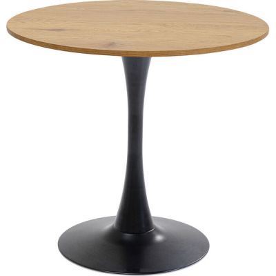 Стіл обідній круглий KARE DESIGN Schickeria Oak Black, d:80, (коричневий) 86961 у Києві купити kare-design меблі світло декор