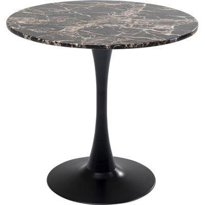 Стіл круглий KARE DESIGN Schickeria Marble Black, d:80, (чорний) 87058 в Киеве купить kare-design мебель свет декор