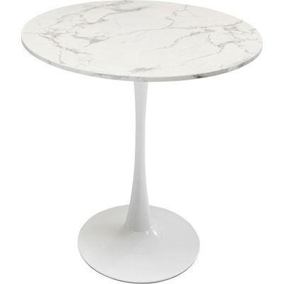 Стол Schickeria Marble White Ø80cm 87059 в Киеве купить kare-design мебель свет декор