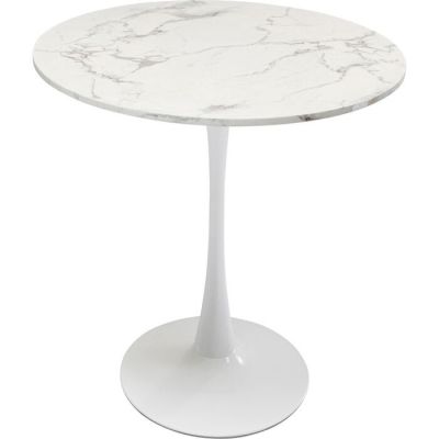 Стіл круглий KARE DESIGN Schickeria Marble White, d:80, (білий) 87059 в Киеве купить kare-design мебель свет декор
