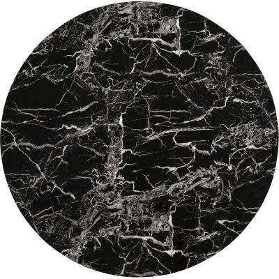 Стільниця для столу кругла KARE DESIGN Schickeria Marble Black, d:80, (чорний) 25268 в Киеве купить kare-design мебель свет декор