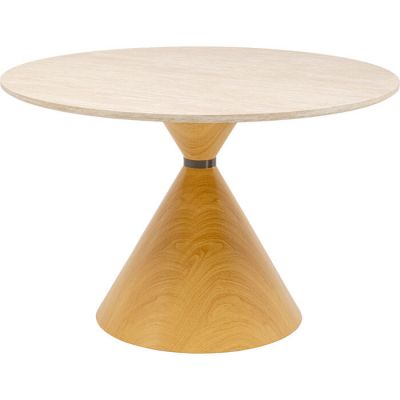 Стіл обідній KARE DESIGN Cono Travertin Oak, d:120 71496 у Києві купити kare-design меблі світло декор