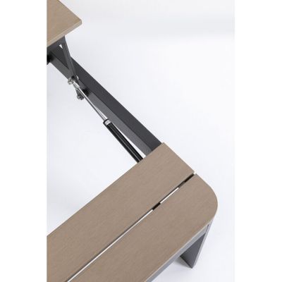 Столик для вулиці розкладний прямокутний KARE DESIGN Happy Day, 90х71 см, (коричневий) 86209 у Києві купити kare-design меблі світло декор