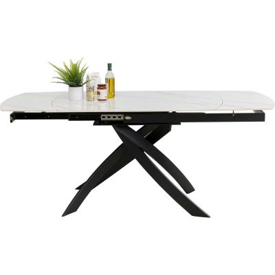 Розсувний стіл Twist Onyx 120(30+30)x90cm 86786 у Києві купити kare-design меблі світло декор