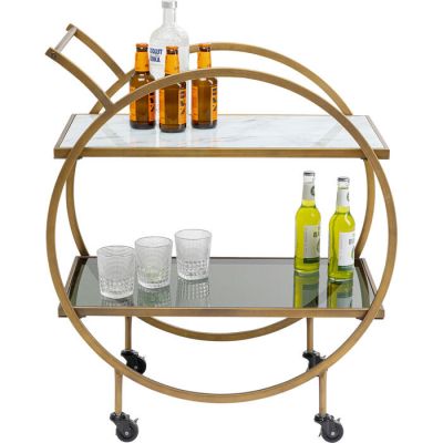 Столик візок фігурний KARE DESIGN Loft Brass, 74х40 см, (латунь) 84824 у Києві купити kare-design меблі світло декор