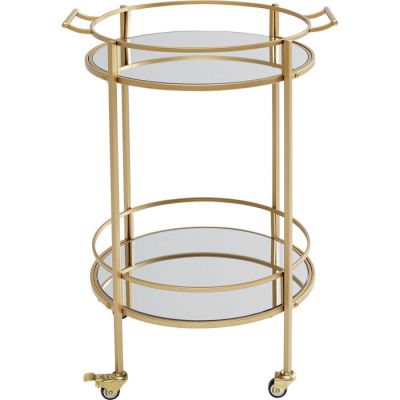 Столик візок круглий KARE DESIGN Emilia, d:48, (золотий) 85801 в Киеве купить kare-design мебель свет декор