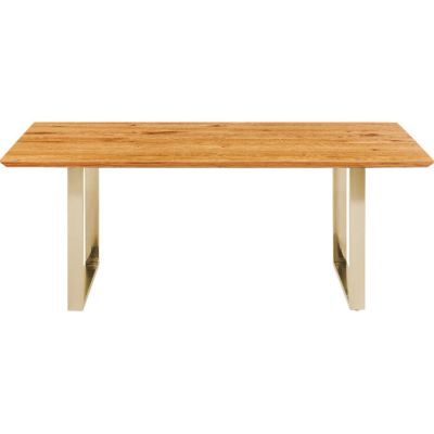 Стіл обідній KARE DESIGN Symphony Oak Brass, 180х90 см, (коричневий) 84607 у Києві купити kare-design меблі світло декор