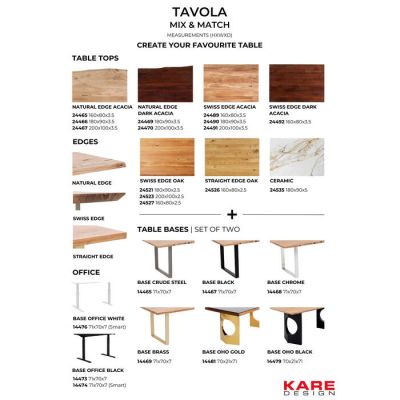 Опора до столу KARE DESIGN Tavola Office Black, (чорний) 14473 в Киеве купить kare-design мебель свет декор