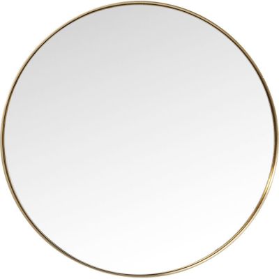 Дзеркало настінне кругле KARE DESIGN Curve Round Brass, d:100, (латунь) 82718 у Києві купити kare-design меблі світло декор