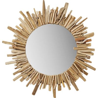 Дзеркало настінне кругле KARE DESIGN Legno, d:82, (коричневий) 83248 у Києві купити kare-design меблі світло декор