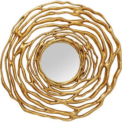 Настенное зеркало TWIGGY GOLD d:121 см. 86099 в Киеве купить kare-design мебель свет декор