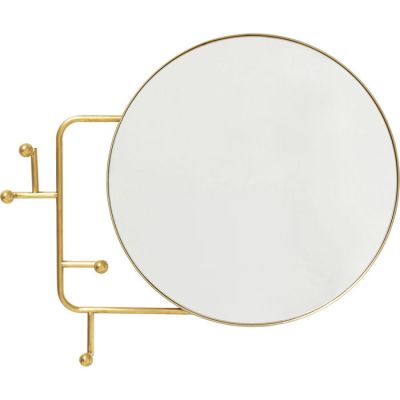 Дзеркало настінне з вішалкою KARE DESIGN Tristan, d:65, (латунь) 86904 в Киеве купить kare-design мебель свет декор