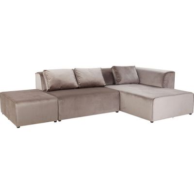 Диван кутовий KARE DESIGN Infinity Velvet Taupe Right, 306х182 см, (коричневий) 83521 в Киеве купить kare-design мебель свет декор