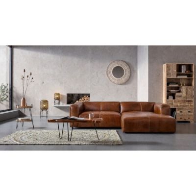 Диван кутовий KARE DESIGN Cubetto Leather Brown, 270х170 см, (коричневий) 86149 у Києві купити kare-design меблі світло декор