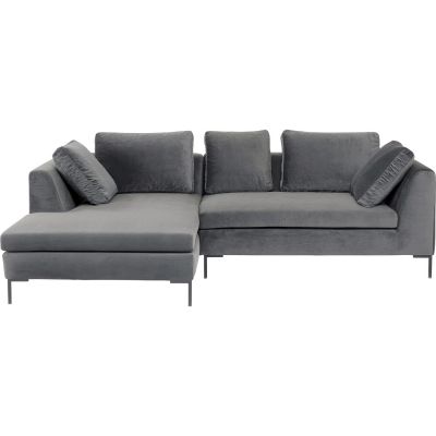 Угловой диван Gianni Small Velvet Grey Left 270 см. 85951 в Киеве купить kare-design мебель свет декор