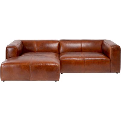 Угловой диван Cubetto Leather Brown 170x270cm 87779 в Киеве купить kare-design мебель свет декор