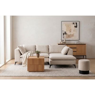 Диван кутовий Jimmy Cream Right, (кремовий) 70708 у Києві купити kare-design меблі світло декор