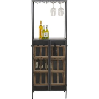 Стелаж для пляшок KARE DESIGN Porto Bar Black, 60x170 см, (чорний) 70149 у Києві купити kare-design меблі світло декор