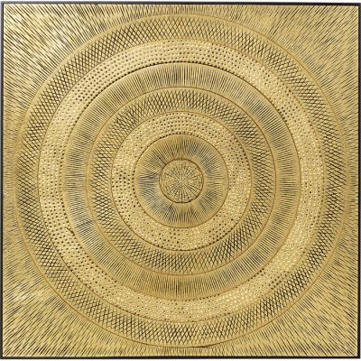 Настінне панно KARE DESIGN Art Circle Gold, 120х120 см, (золотий) 52766 у Києві купити kare-design меблі світло декор