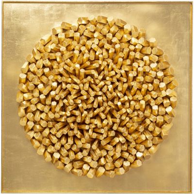 Настінне панно KARE DESIGN Mikado Gold , 120x120 см, (золотий) 56230 в Киеве купить kare-design мебель свет декор
