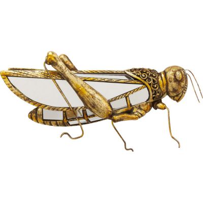 Настінна прикраса дзеркальна KARE DESIGN Grasshopper, 40х18 см, (золотий) 51222 у Києві купити kare-design меблі світло декор
