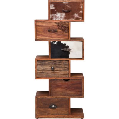 Комод KARE DESIGN Rodeo Zick Zack 6Drw, 50х120 см, (коричневий) 78337 в Киеве купить kare-design мебель свет декор