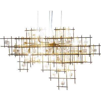 Світильник підвісний KARE DESIGN Stone Mobile, 100х27 см, (біло-золотий) 60163 у Києві купити kare-design меблі світло декор