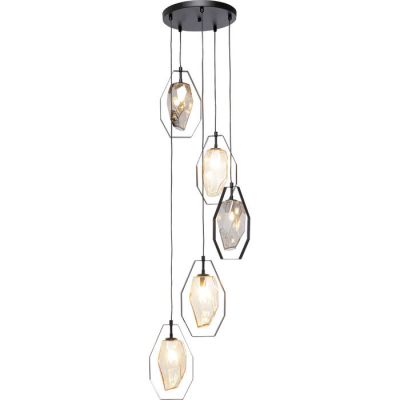 Світильник підвісний KARE DESIGN Diamond Fever Spiral Black,d:42, (чорно-сірий) 55397 у Києві купити kare-design меблі світло декор