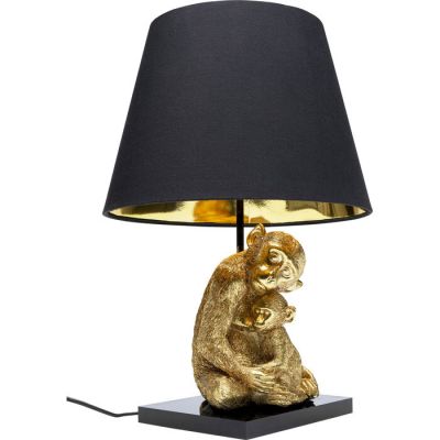 Лампа настільна KARE DESIGN Monkey Love Hug Gold, 50 см, (чорно-золотий) 52775 у Києві купити kare-design меблі світло декор