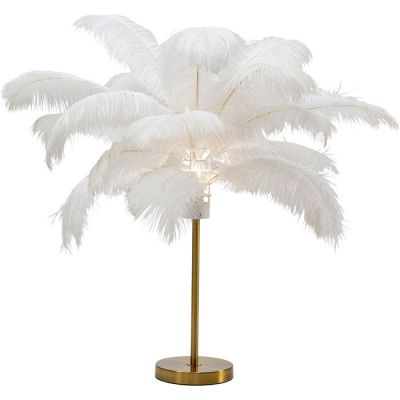 Лампа настільна KARE DESIGN Feather Palm White, 60 см, (білий) 53745 у Києві купити kare-design меблі світло декор