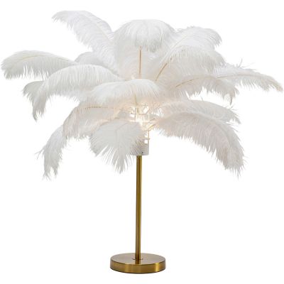 Настольная лампа Feather Palm White 60cm 53745 в Киеве купить kare-design мебель свет декор