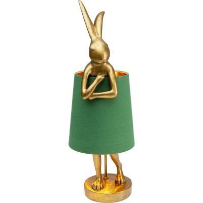 Настольная лампа Animal Rabbit Gold/Green 68cm 53471 в Киеве купить kare-design мебель свет декор