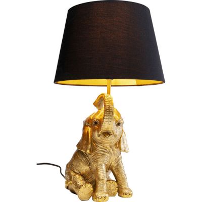 Лампа настільна KARE DESIGN Happy Elefant, 48 см, (чорно-золотий) 55539 у Києві купити kare-design меблі світло декор