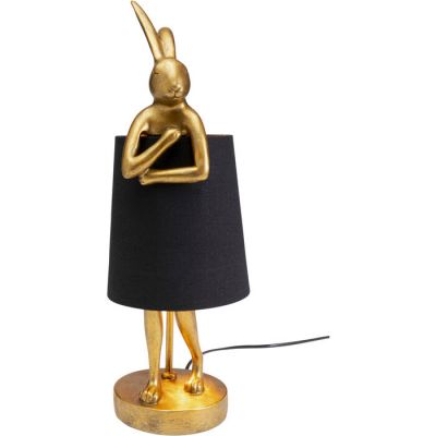 Лампа настільна KARE DESIGN Animal Rabbit Gold/Black, 50 см, (чорно-золотий) 55796 в Киеве купить kare-design мебель свет декор