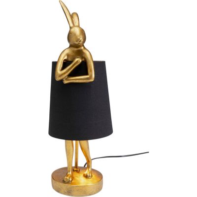 Настільна лампа Animal Rabbit Gold/Black 50cm 55796 у Києві купити kare-design меблі світло декор