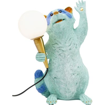 Лампа настільна KARE DESIGN Raccoon, 31 см, (синій) 56389 у Києві купити kare-design меблі світло декор