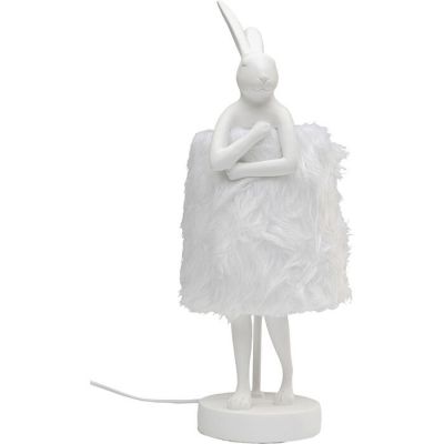 Лампа настільна KARE DESIGN Animal Rabbit Fur White/Silver, 50 см, (білий) 56671 в Киеве купить kare-design мебель свет декор