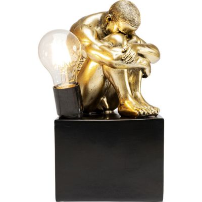 Лампа настільна KARE DESIGN Nude Man Hug, 29 см, (чорно-золотий) 56885 в Киеве купить kare-design мебель свет декор