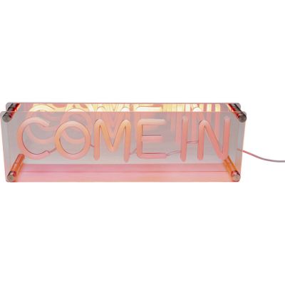 Світильник настільний KARE DESIGN LED Font COME IN, (червоний) 58141 в Киеве купить kare-design мебель свет декор